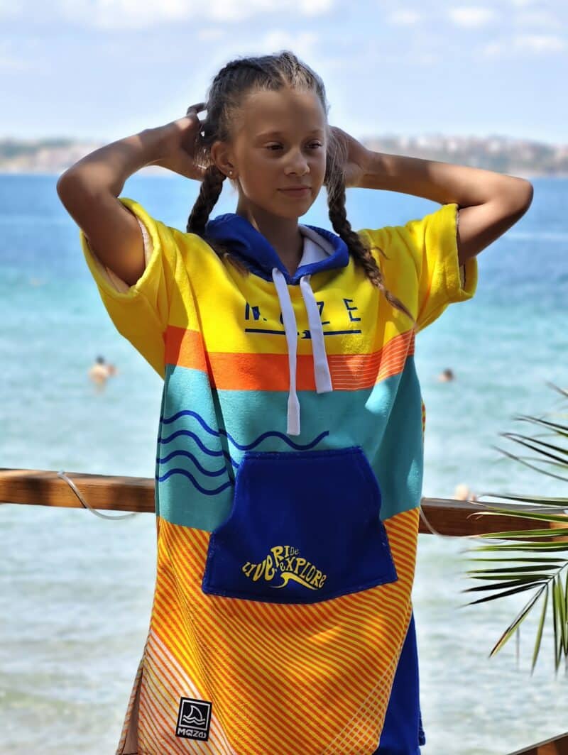 ДЕТСКО ПОНЧО MAZE MULTICOLOR